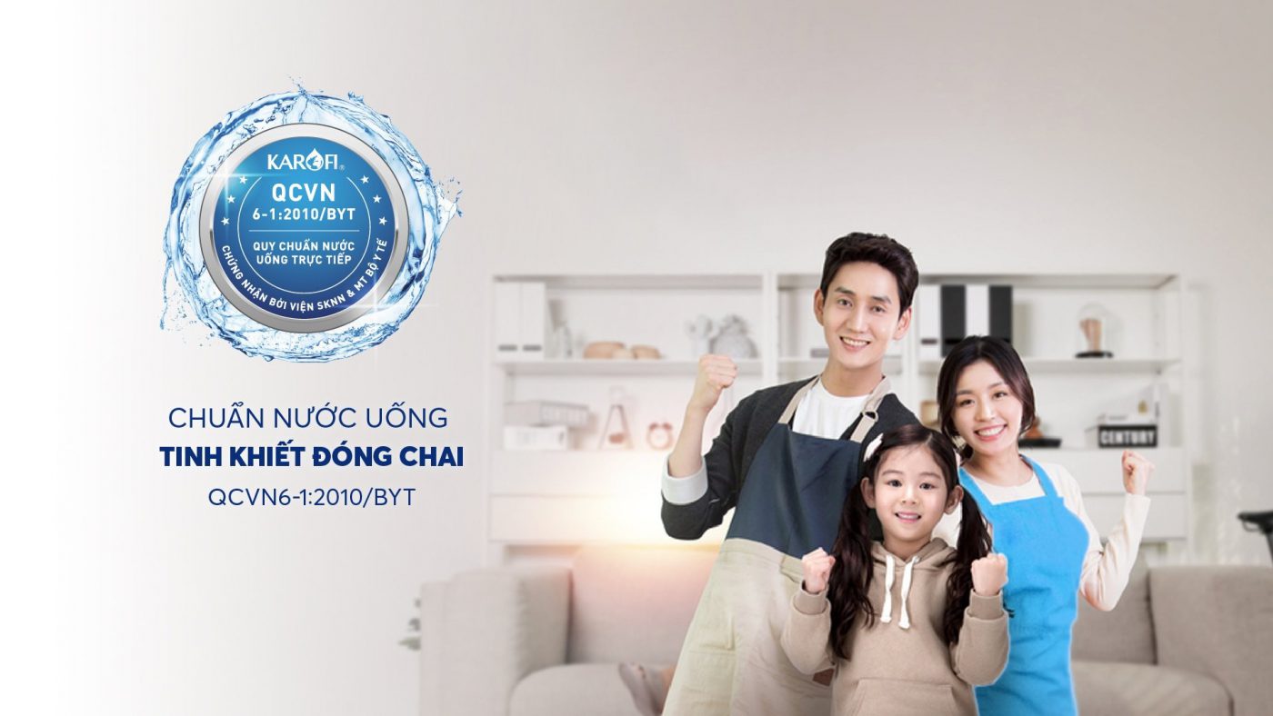 10 lõi lọc mạnh mẽ Thiết kế để gầm nhỏ gọn Màng RO thay nhanh Mỹ Bảo hành: 36 Tháng
