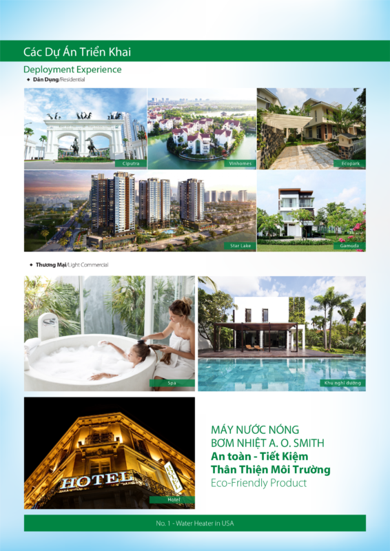 Máy Nước Nóng Bơm Nhiệt Trung Tâm A. O. Smith HPI