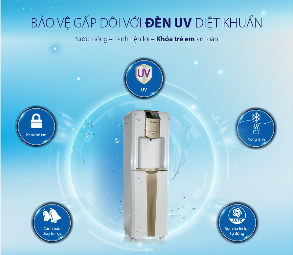Máy lọc nước A. O. Smith ADR75-V-ET-1