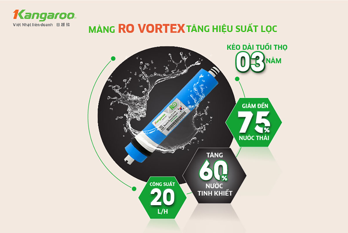 Máy lọc nước Kangaroo Hydrogen KG100HC3 Máy lọc nước Kangaroo Hydrogen KG100HC3