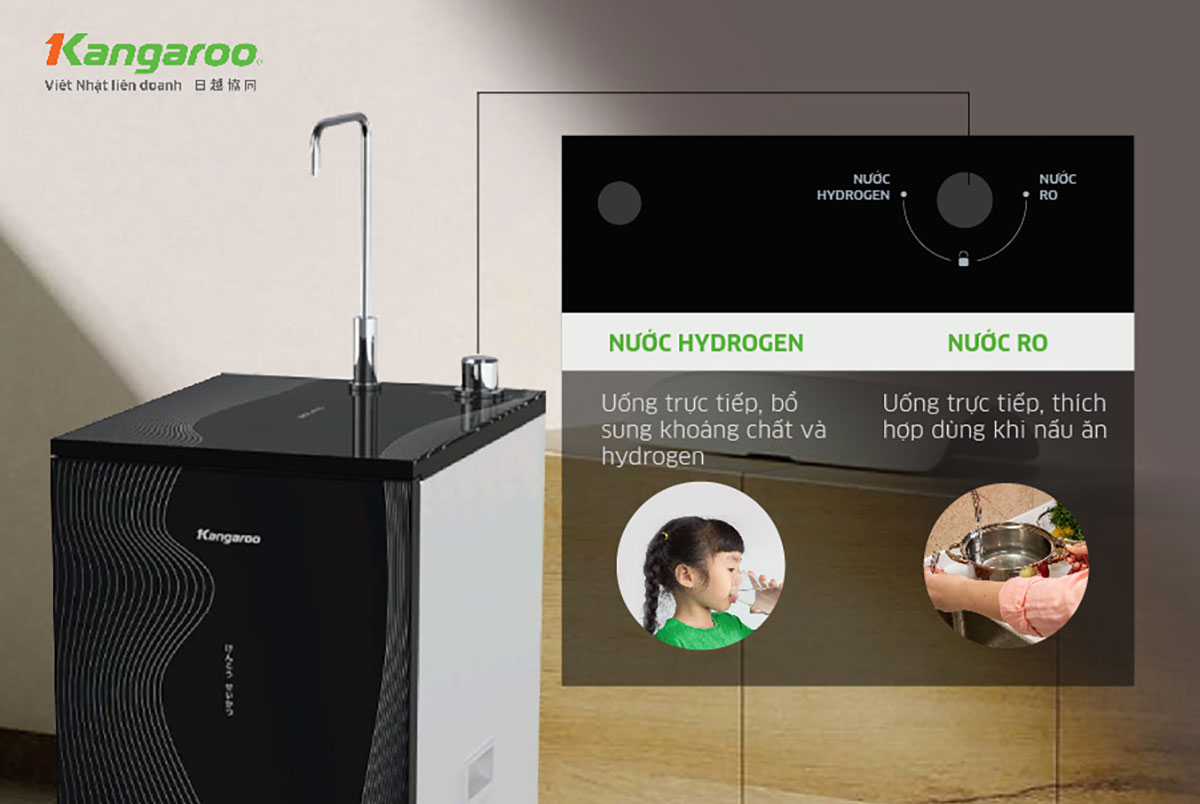 Máy lọc nước Kangaroo Hydrogen KG100HC3 Máy lọc nước Kangaroo Hydrogen KG100HC3