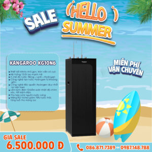 Máy lọc nước Kangaroo Hydrogen Infinity nóng lạnh KG10N6